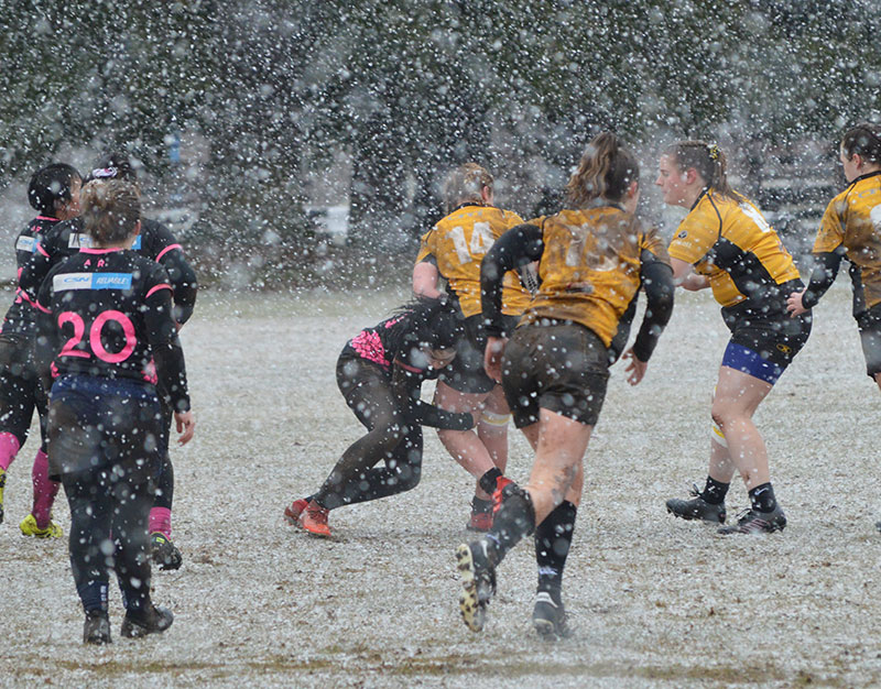 Snow Rugby in Cumberland