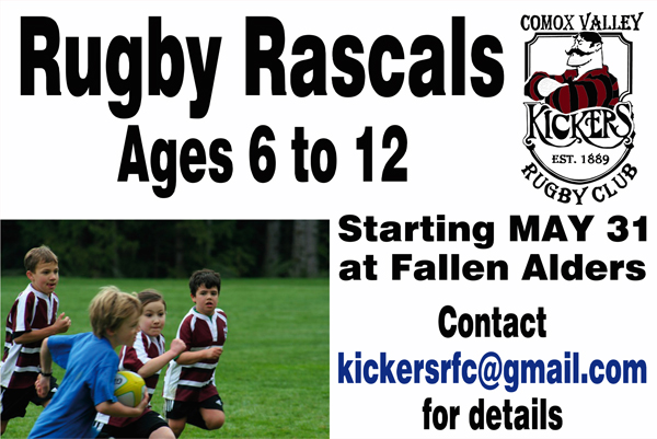 Rugby Rascals – starting May 31 at Fallen Alders!