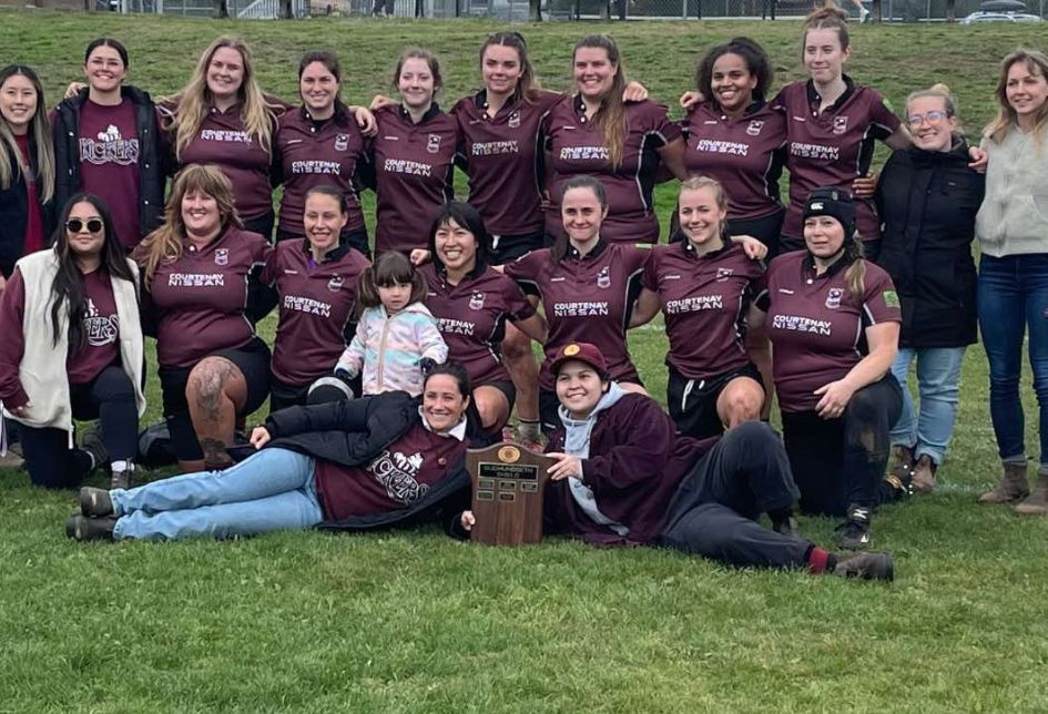 Comox Valley Kickers Women’s Rugby Team Dominates Season Opener; Men Show Progress in James Bay Rematch