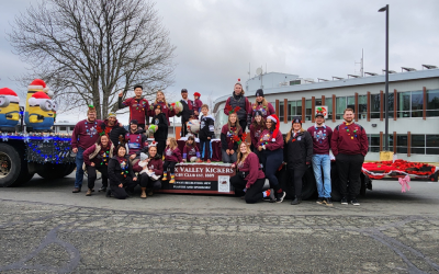 Comox Valley Kickers Make Their Parade Debut in Downtown Courtenay’s Holiday Parade